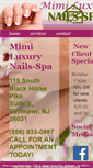 Mobile Screenshot of mimiluxurynailsspa.com
